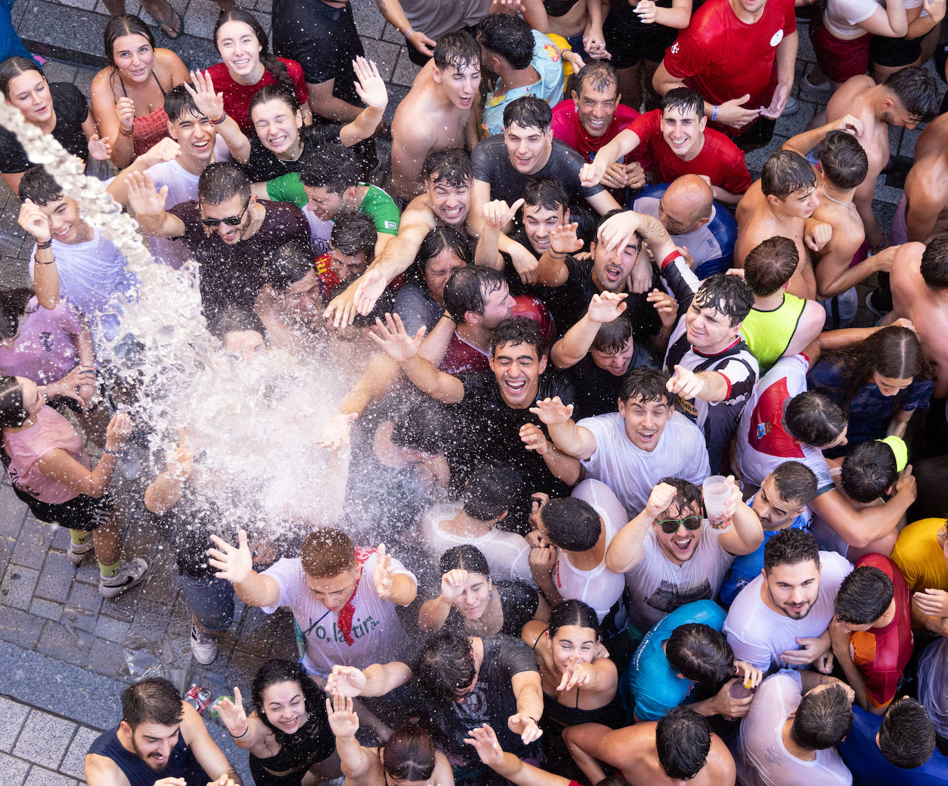 Todas las imágenes del multitudinario primer chúndara en las fiestas de Peñafiel 2024