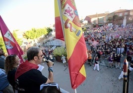 Pregón de fiestas en Viana de Cega.