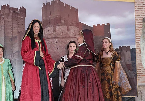 Una imagen de la recreacción del encuentro.