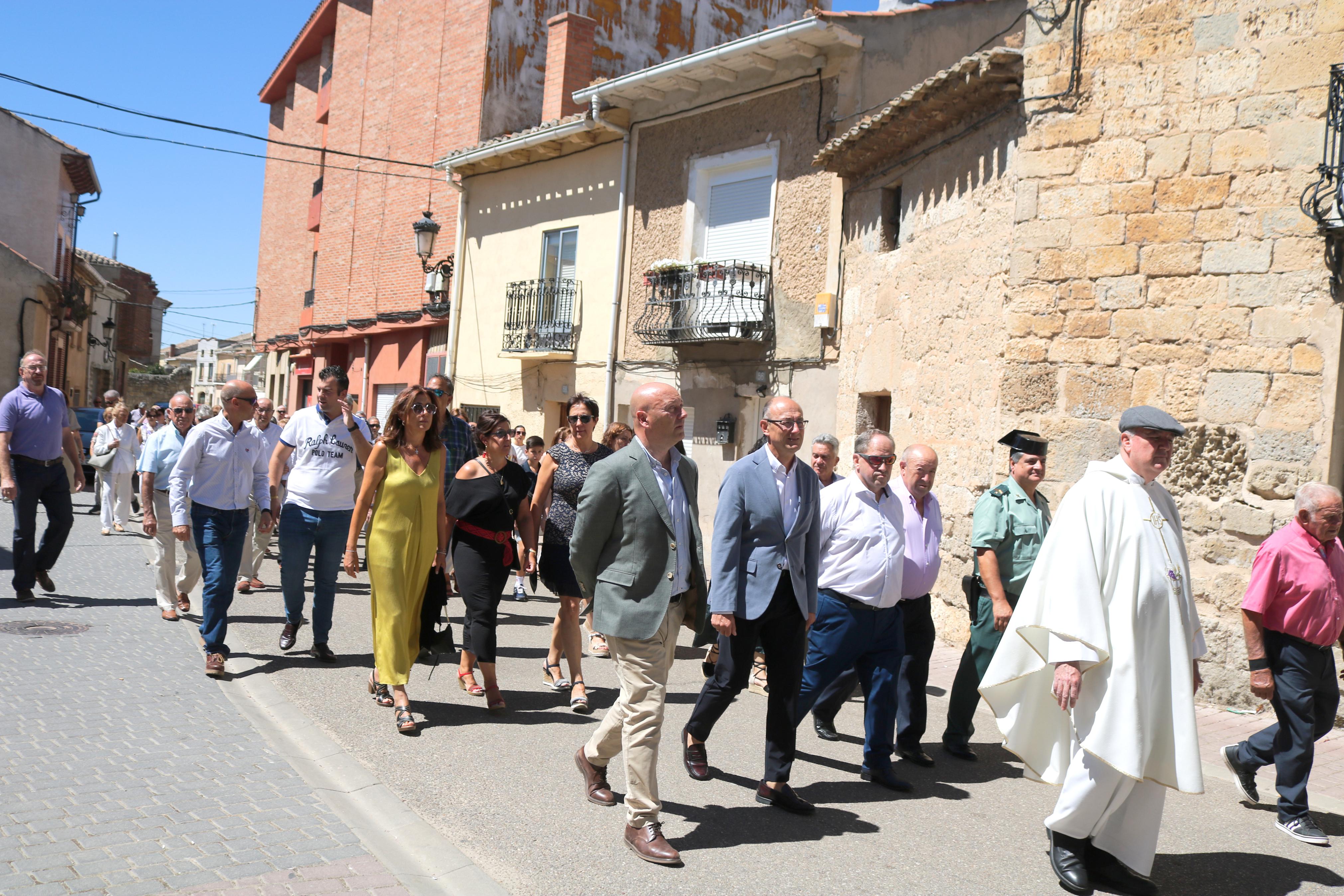 Procesión en honor a San Roque en Torquemada