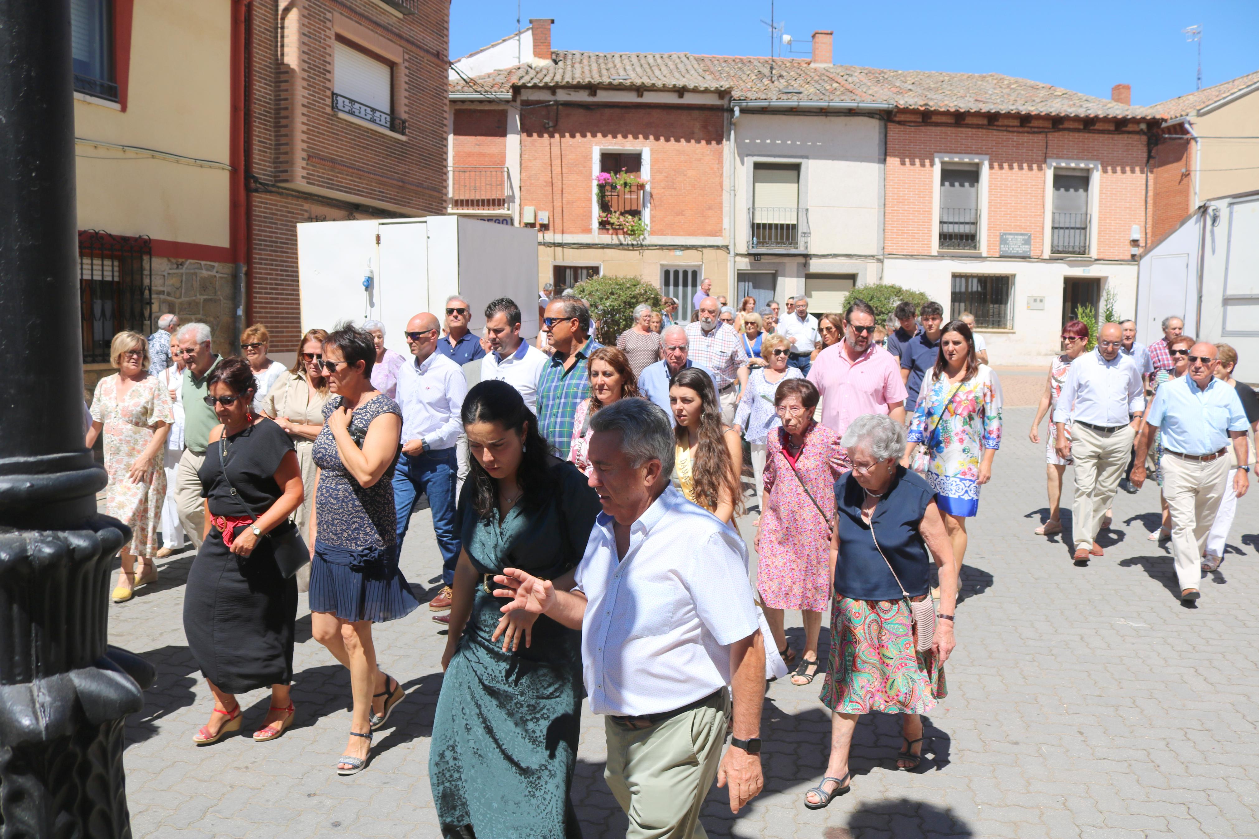 Procesión en honor a San Roque en Torquemada