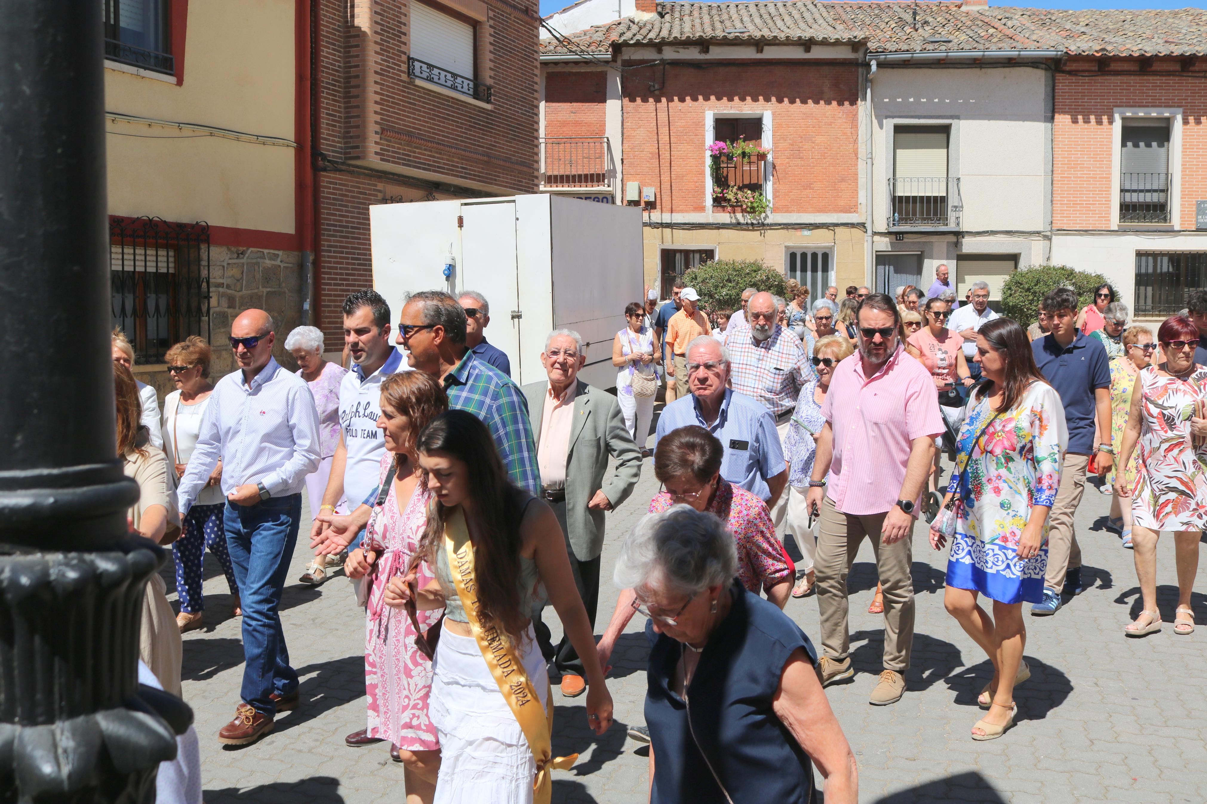 Procesión en honor a San Roque en Torquemada