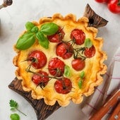 Tarta 'tatin' de tomates cherry