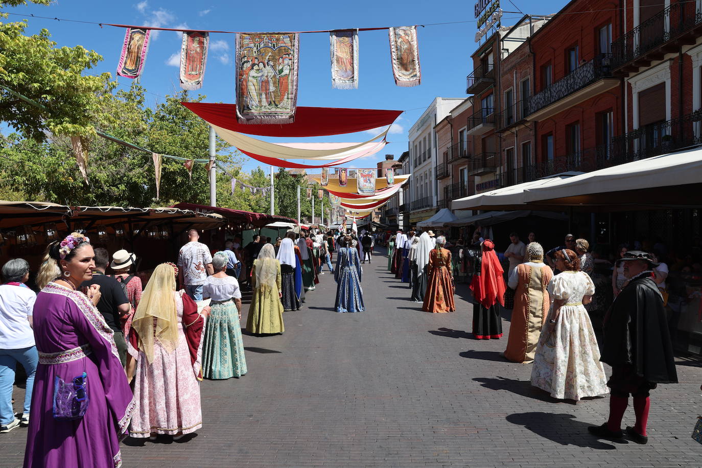 Imágenes de la recreación renacentista de Medina del Campo
