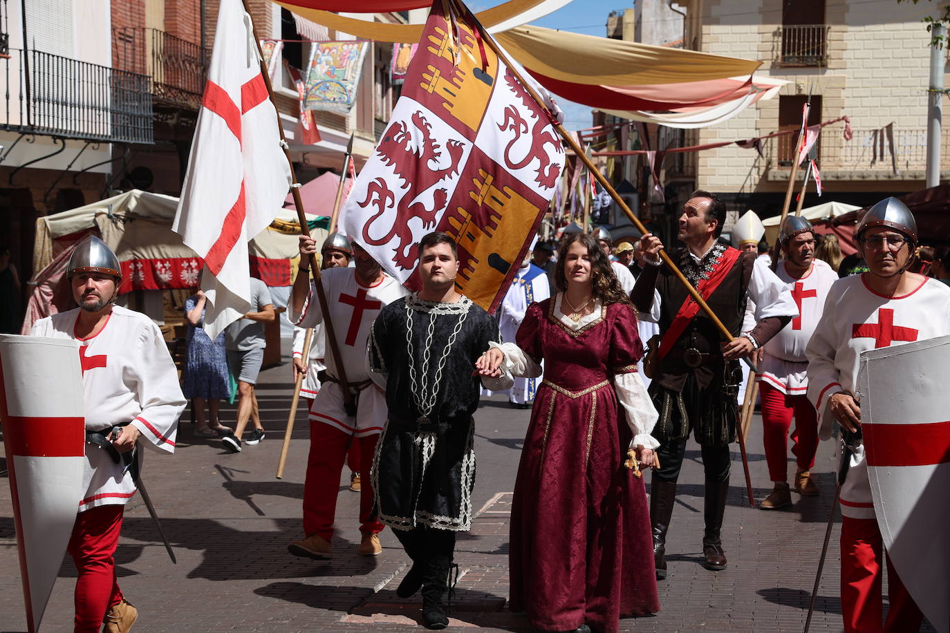 Imágenes de la recreación renacentista de Medina del Campo