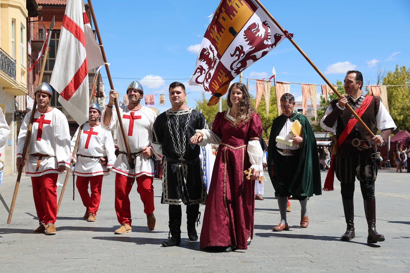 Imágenes de la recreación renacentista de Medina del Campo