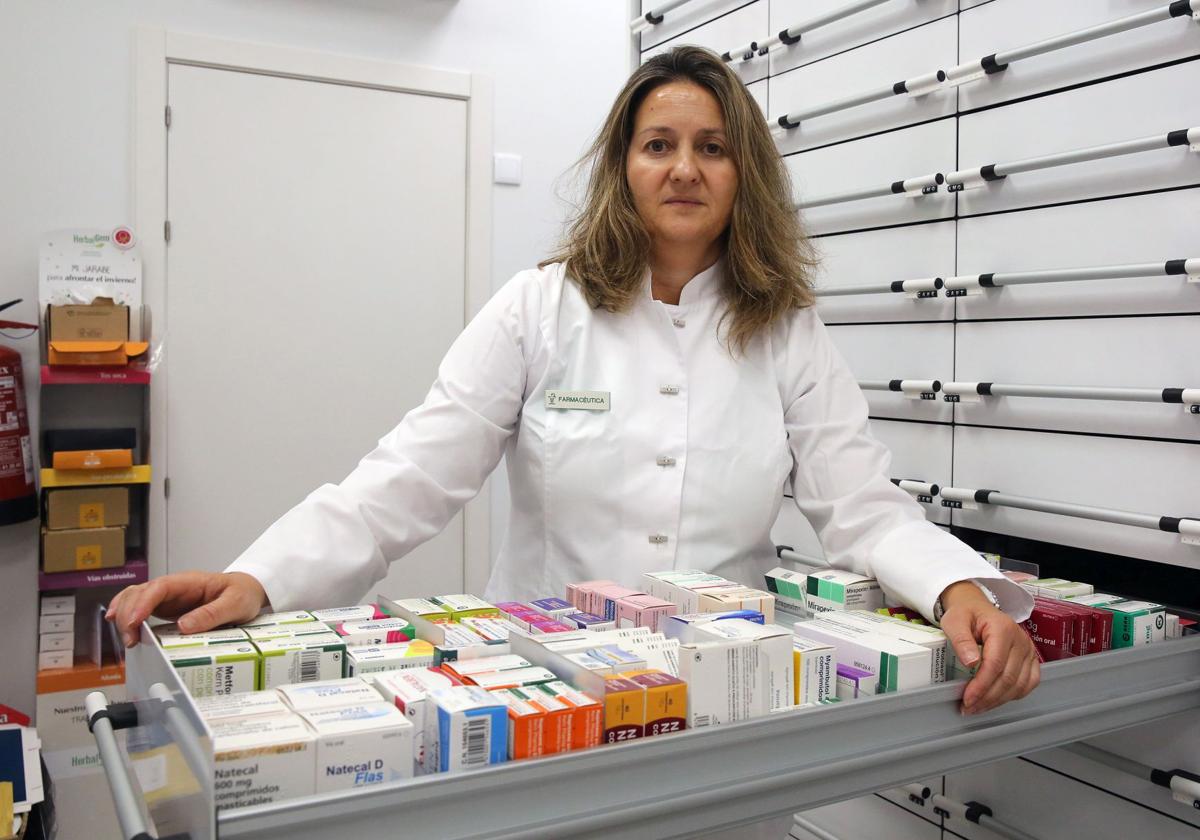 Marta Ruano, presidenta del Colegio de Farmacéuticos de Segovia.