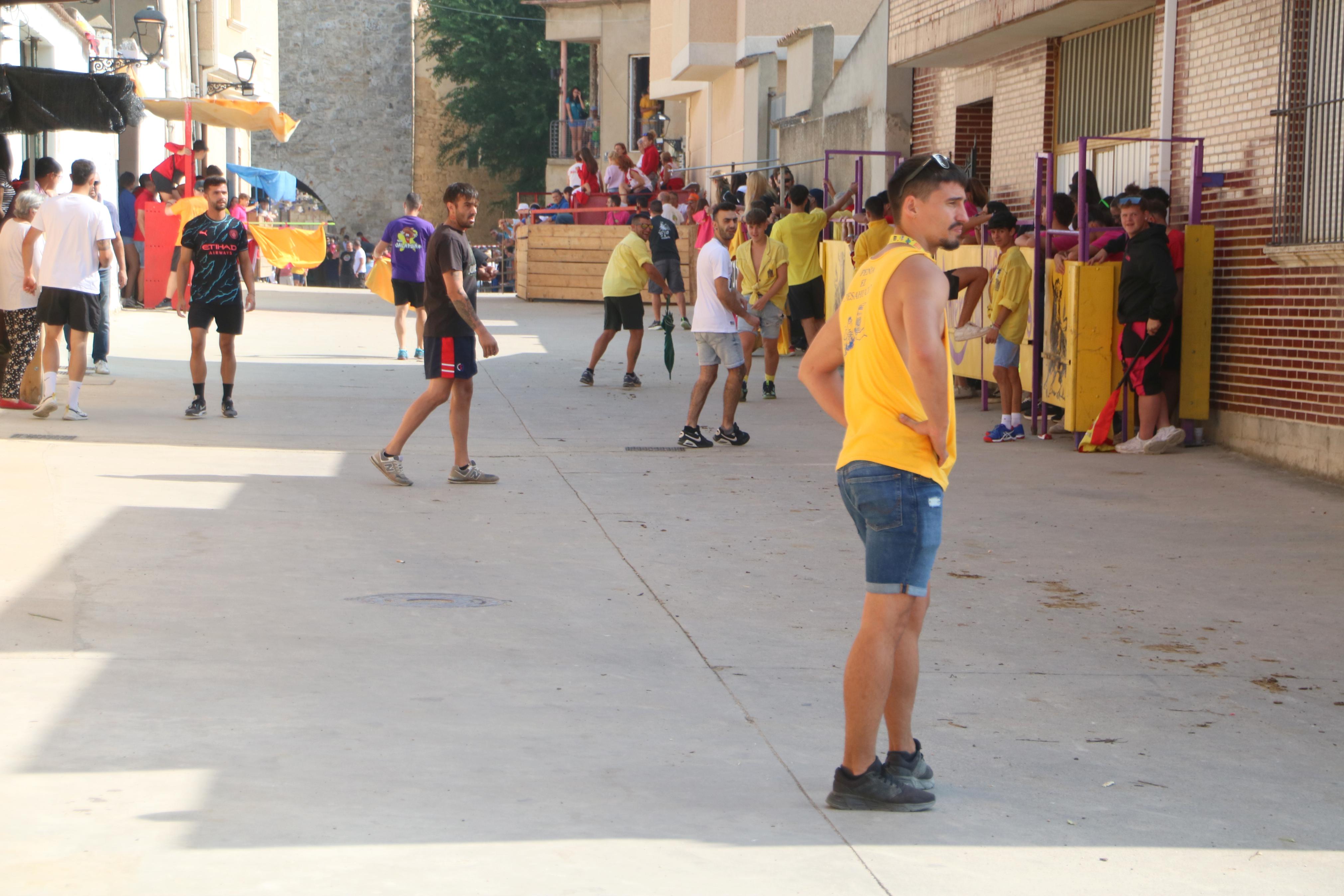 Dueñas celebra sus encierros tradicionales