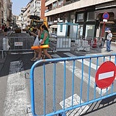 Las calles Don Sancho y La Cestilla se cierran al tráfico en los dos sentidos