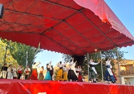 Encuentro Nacional de Danzas Regionales en Laguna de Duero.