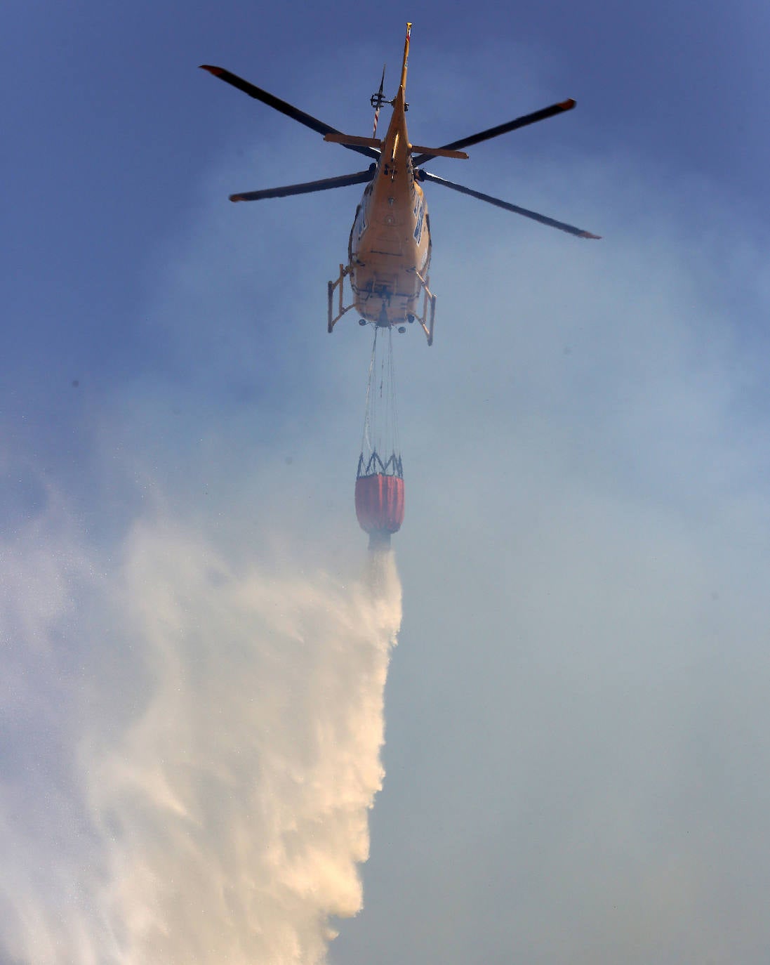 Fotografías del incendio en Marazuela