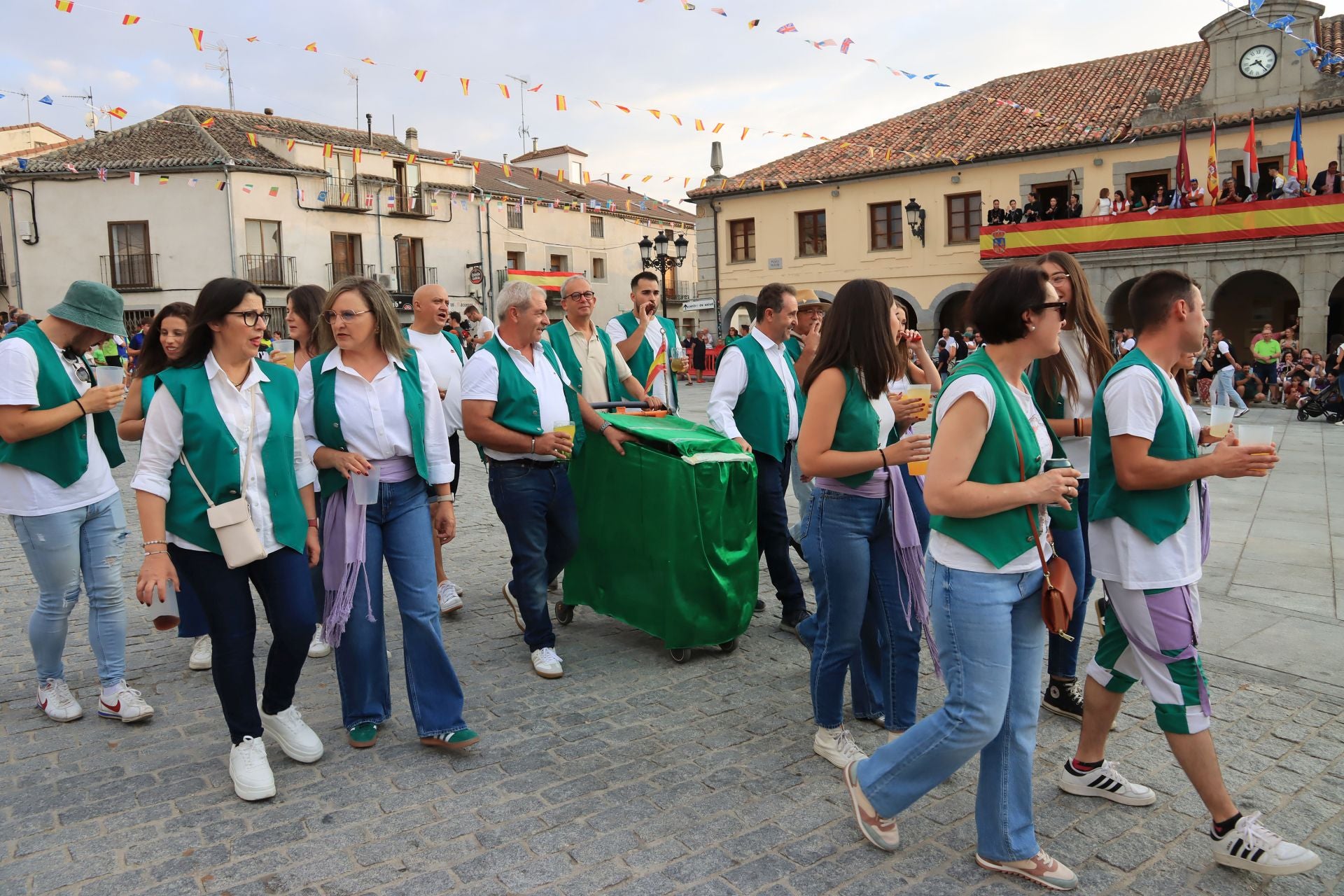 Fotografías del comienzo de las fiestas en Villacastín