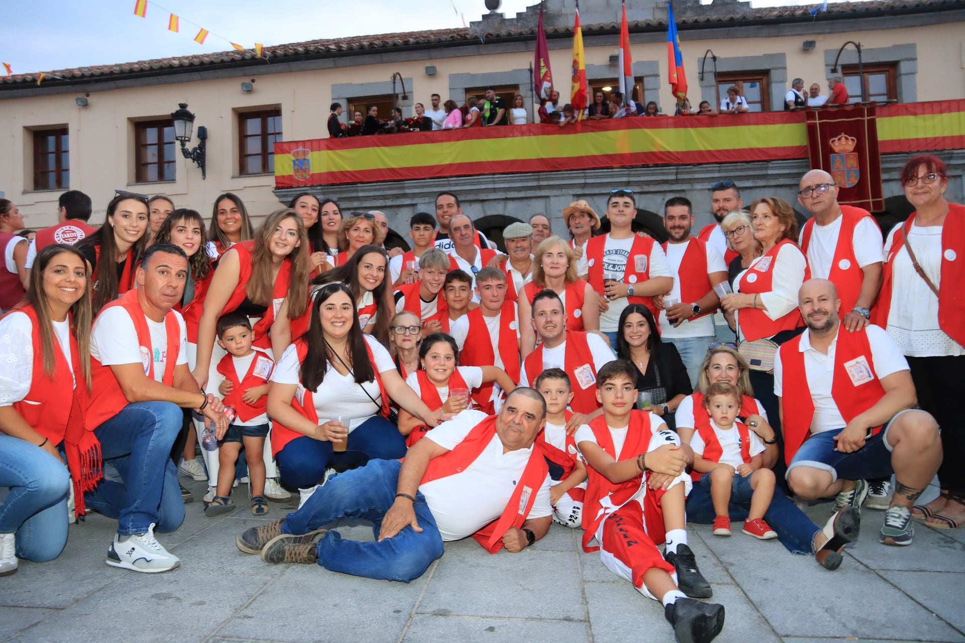 Fotografías del comienzo de las fiestas en Villacastín