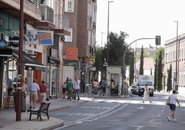 Carretera de Rueda, en Valladolid.