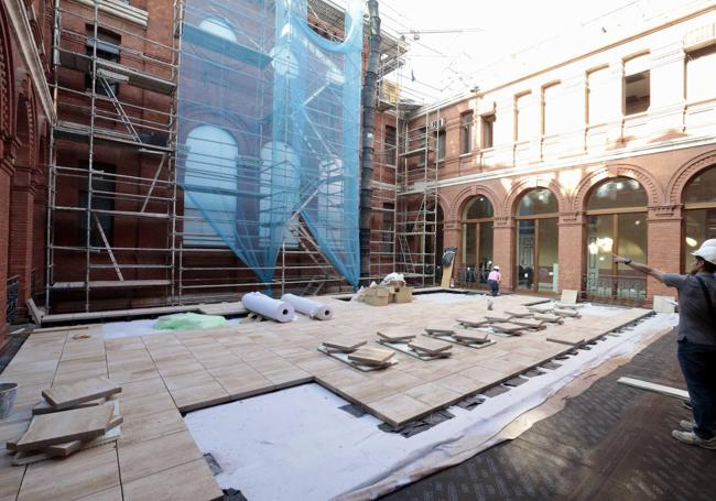 Zona de la nueva plaza en la planta de Alcaldía del Ayuntamiento.