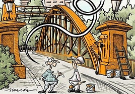 A la contra: 'Puente fino, puente normal...'