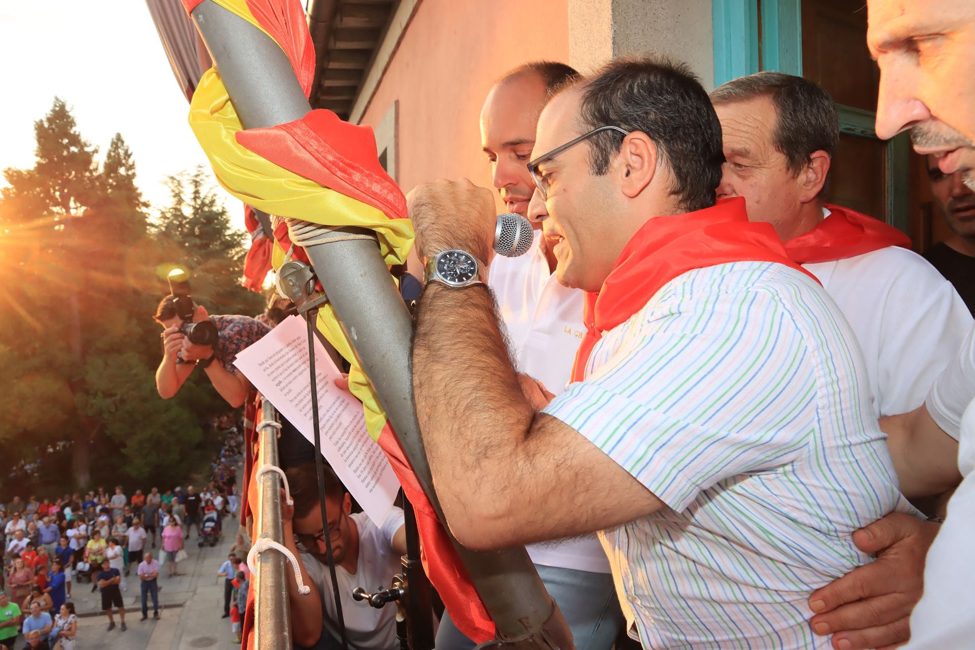 Fotos del inicio de las fiestas en el Real Sitio de San Ildefonso