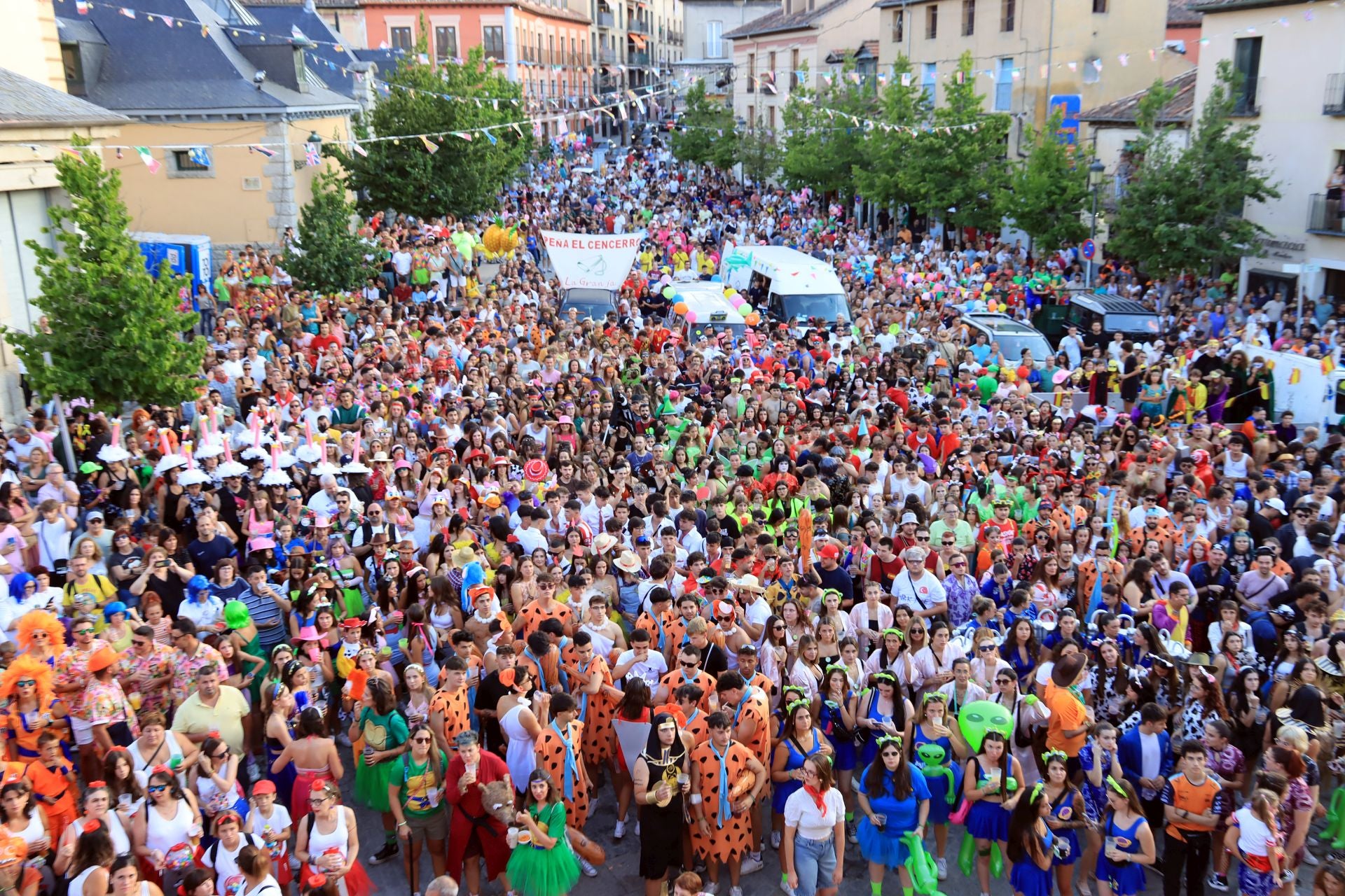 Fotos del inicio de las fiestas en el Real Sitio de San Ildefonso