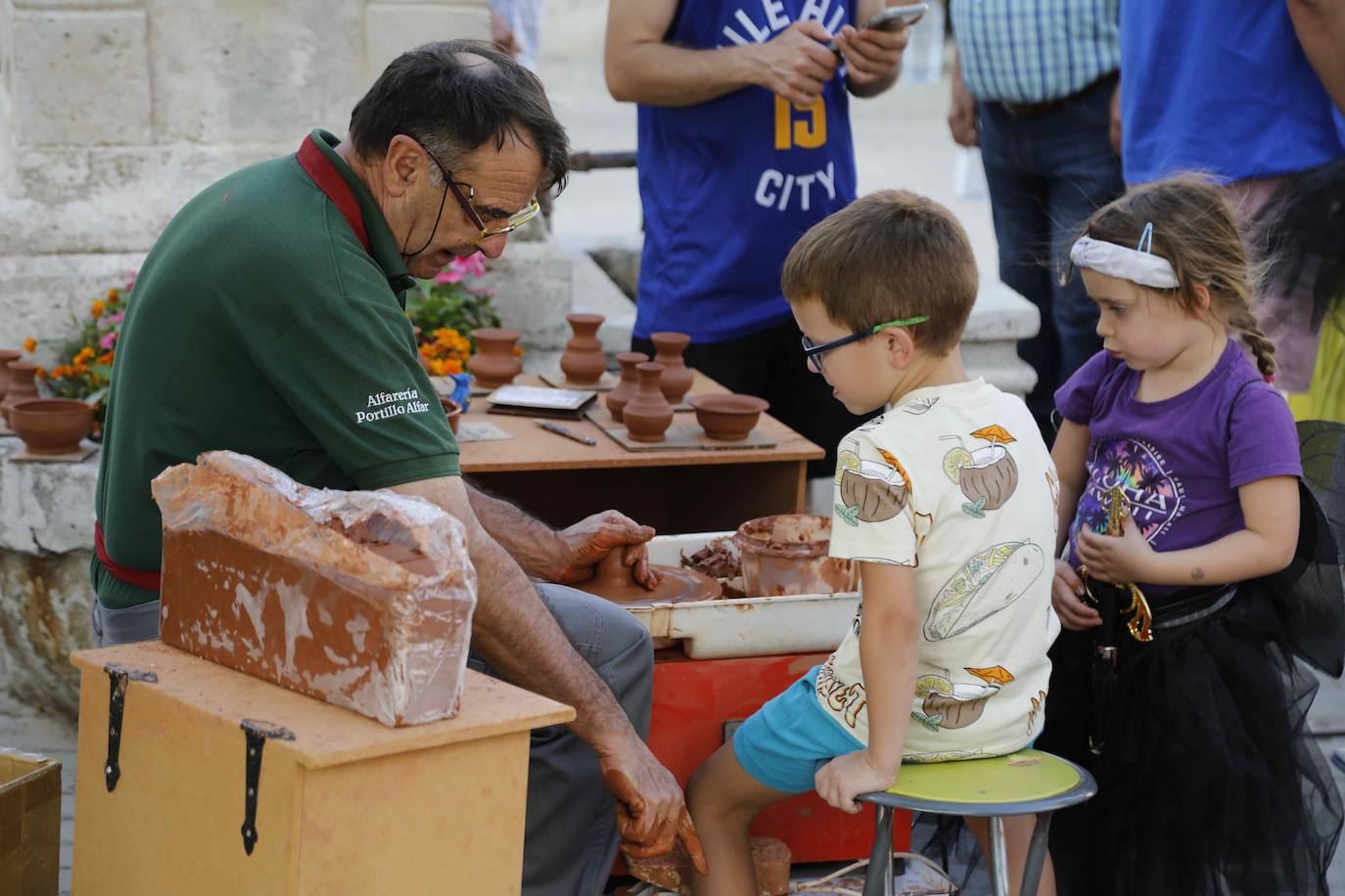 Las imágenes del mercado artesanal de Piñel de Arriba