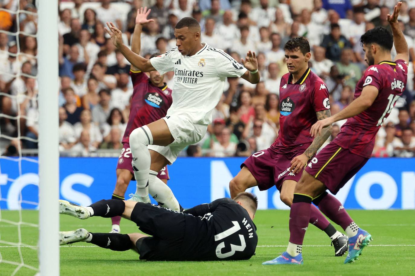 Las imágenes del partido entre el Real Madrid y el Real Valladolid