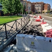 Las obras del carril bici de Juan Carlos I avanzan en su conexión con la carretera de Soria