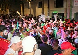 Celebración de la Nochevieja Carnavalera de Baltanás.