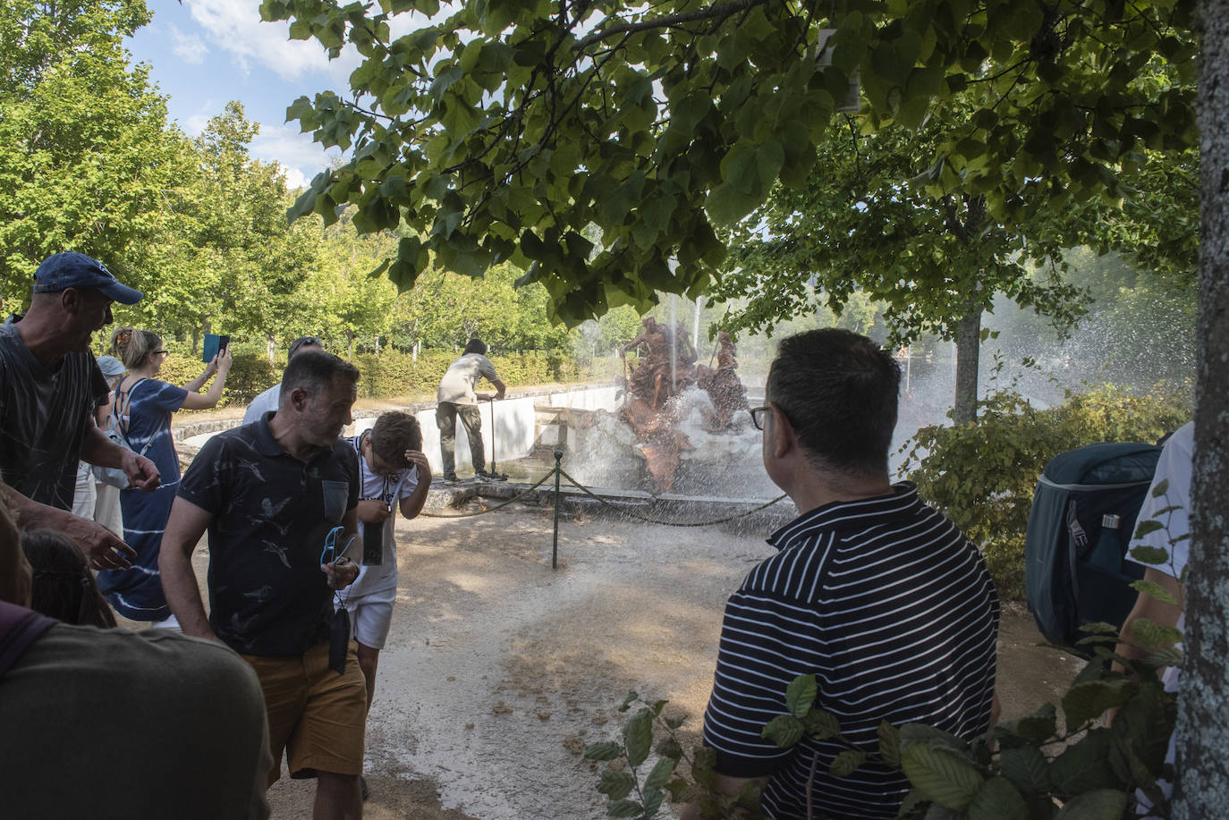 Así corren las fuentes: las mejores fotos