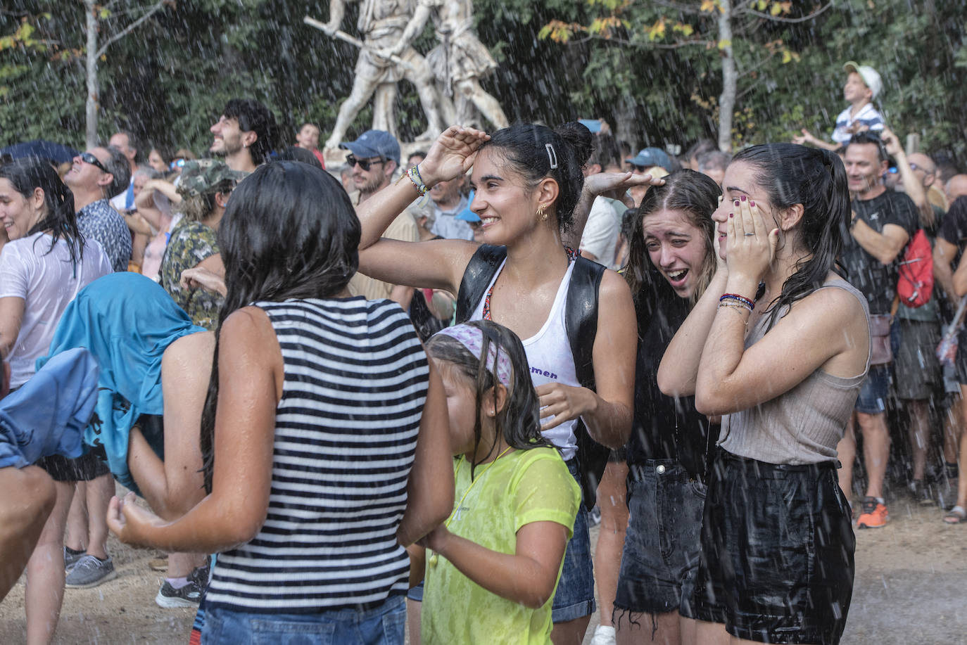 Así corren las fuentes: las mejores fotos