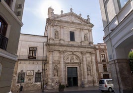 Fachada de la iglesia de las Angustias.