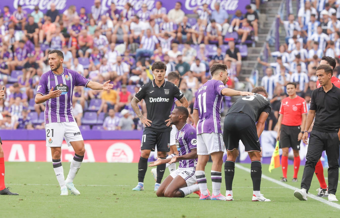 El empate del Real Valladolid ante el Leganés en Zorrilla, en imágenes