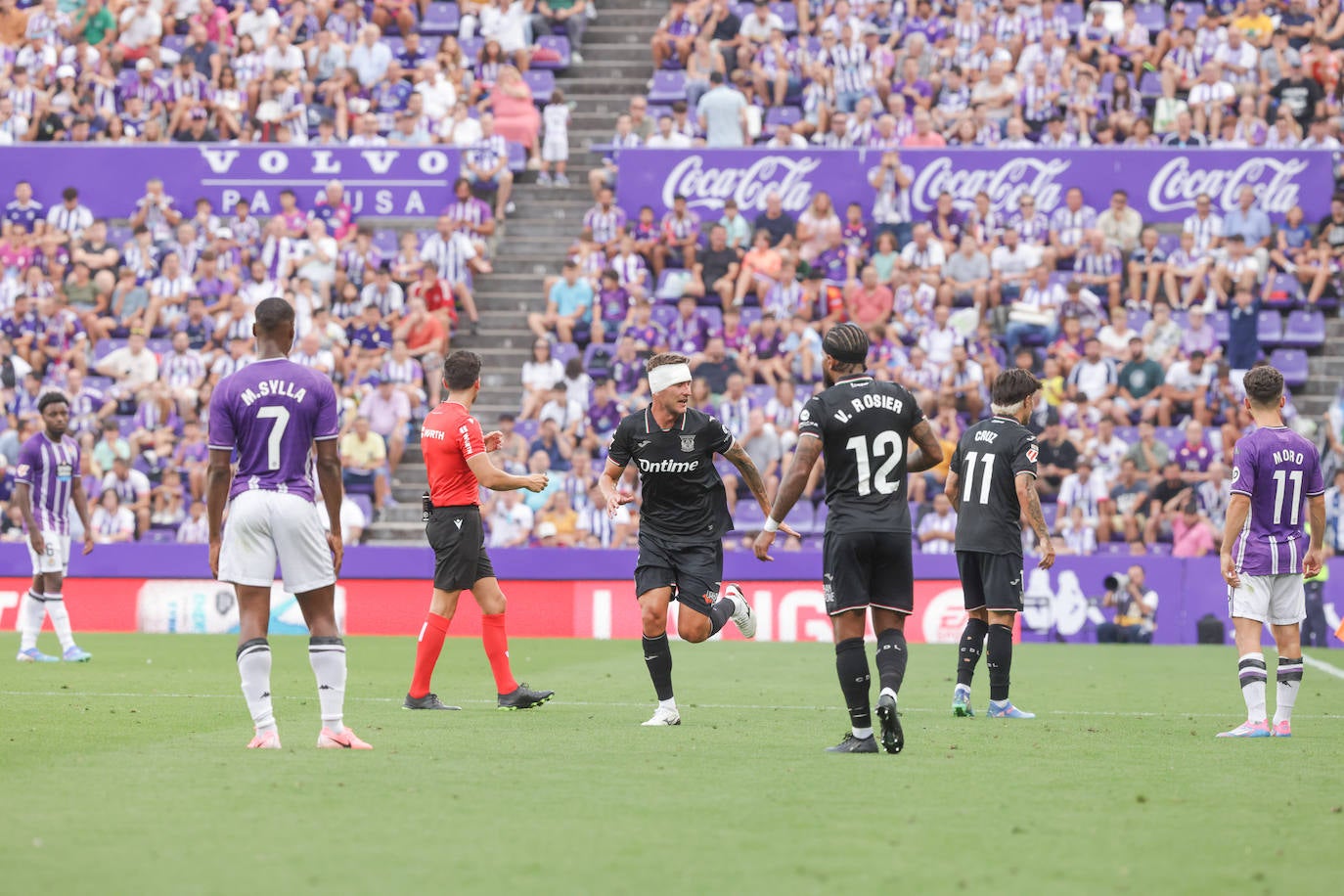 El empate del Real Valladolid ante el Leganés en Zorrilla, en imágenes