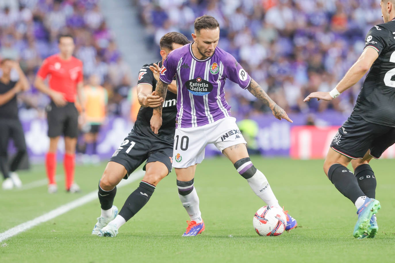 El empate del Real Valladolid ante el Leganés en Zorrilla, en imágenes