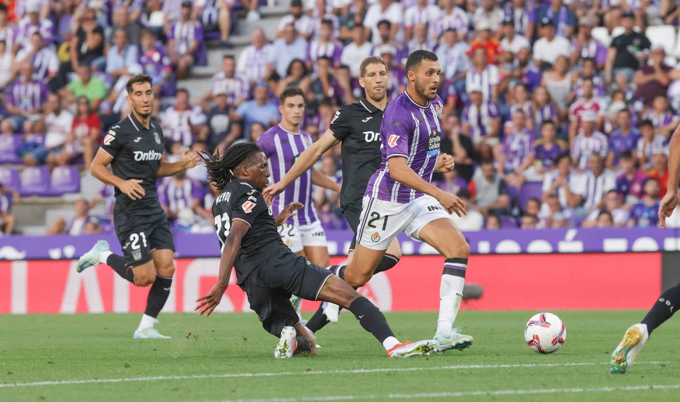 El empate del Real Valladolid ante el Leganés en Zorrilla, en imágenes