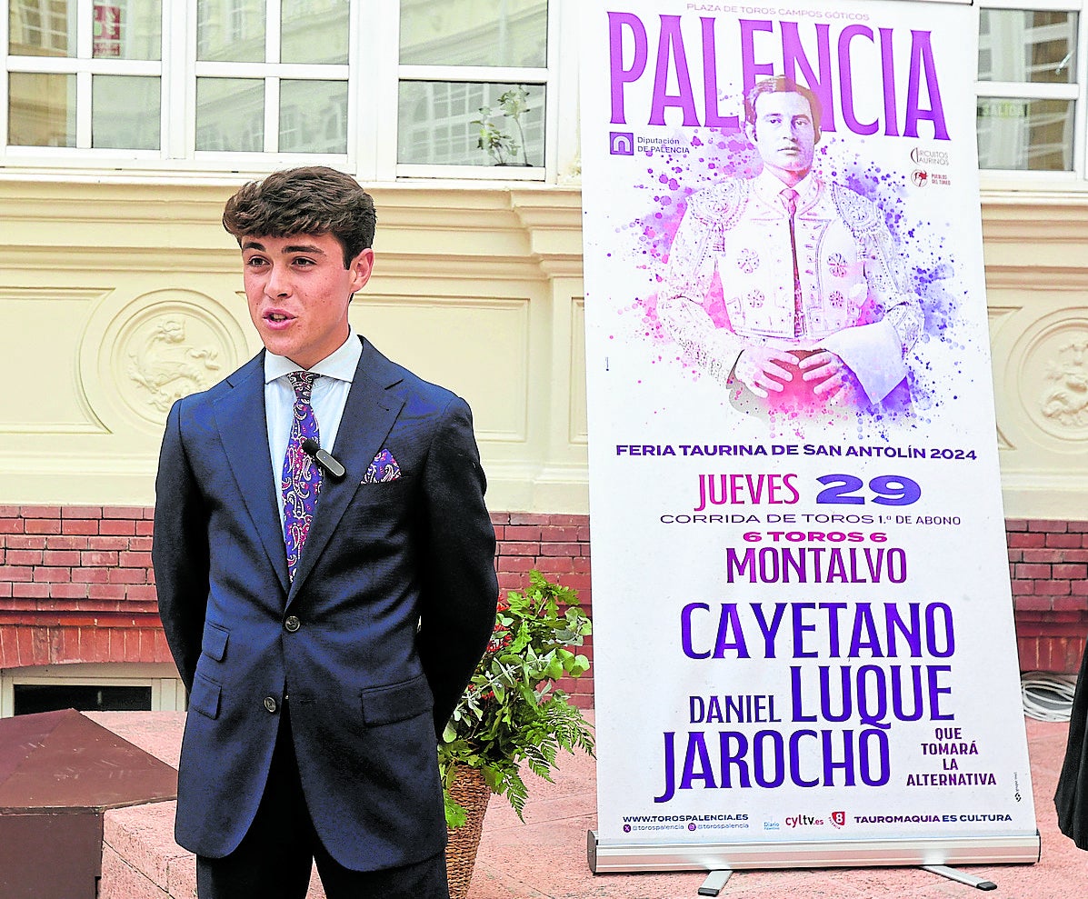 Roberto Martín 'Jarocho', en la presentación de la feria taurina 2024.