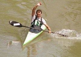 El piragüista Juan Carlos López Villalobos.