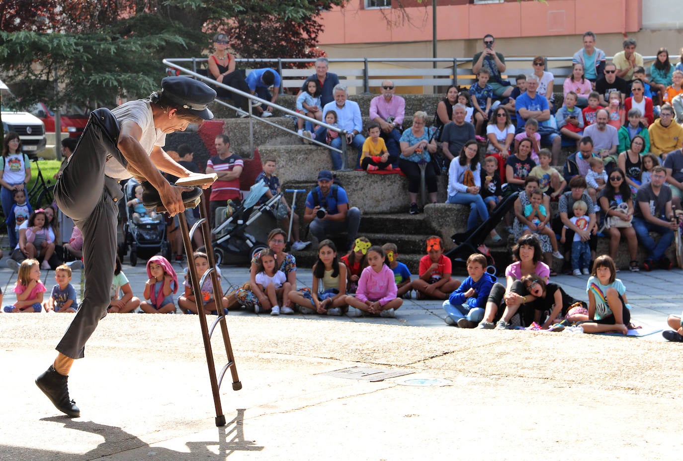 El teatro callejero llena Palencia