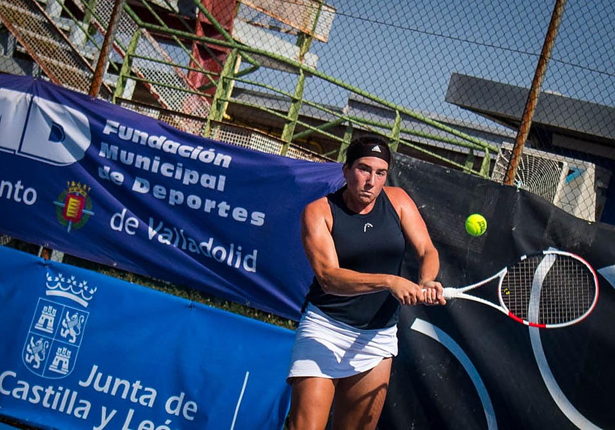 Celia Cerviño durante el torneo.