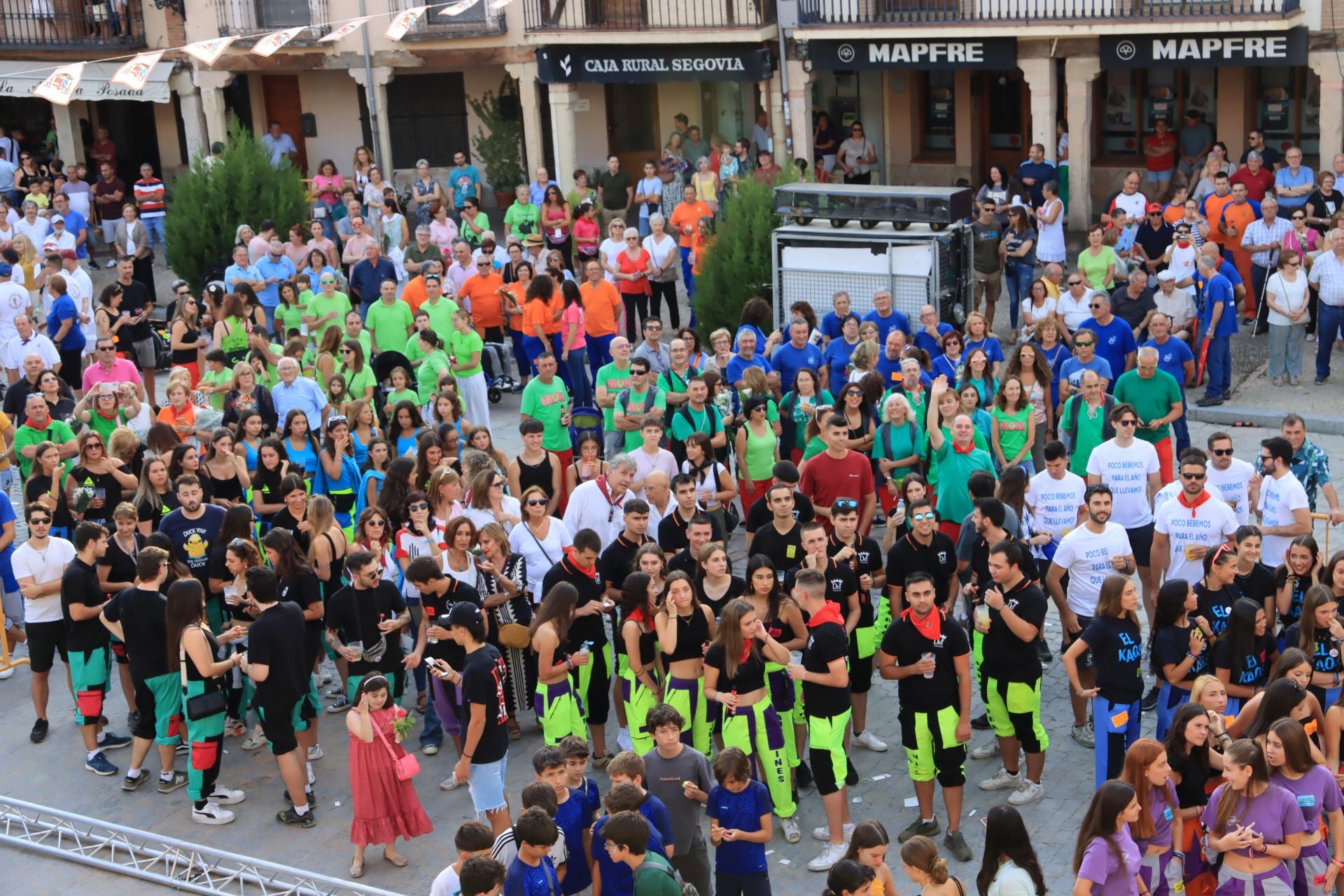 Fotografías del inicio de las fiestas en Turégano