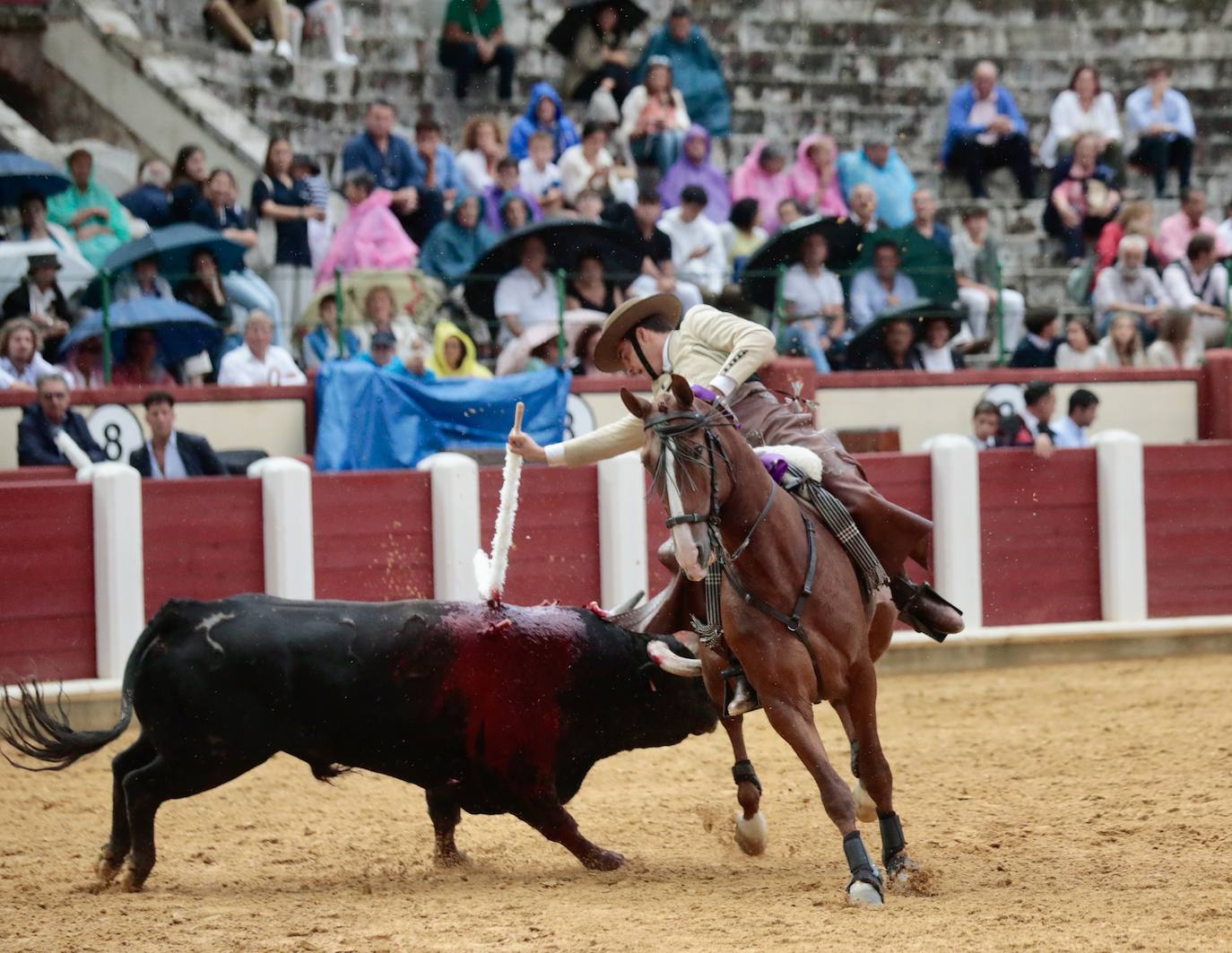 La corrida de Rejones de las Fiestas de Valladolid, en imágenes