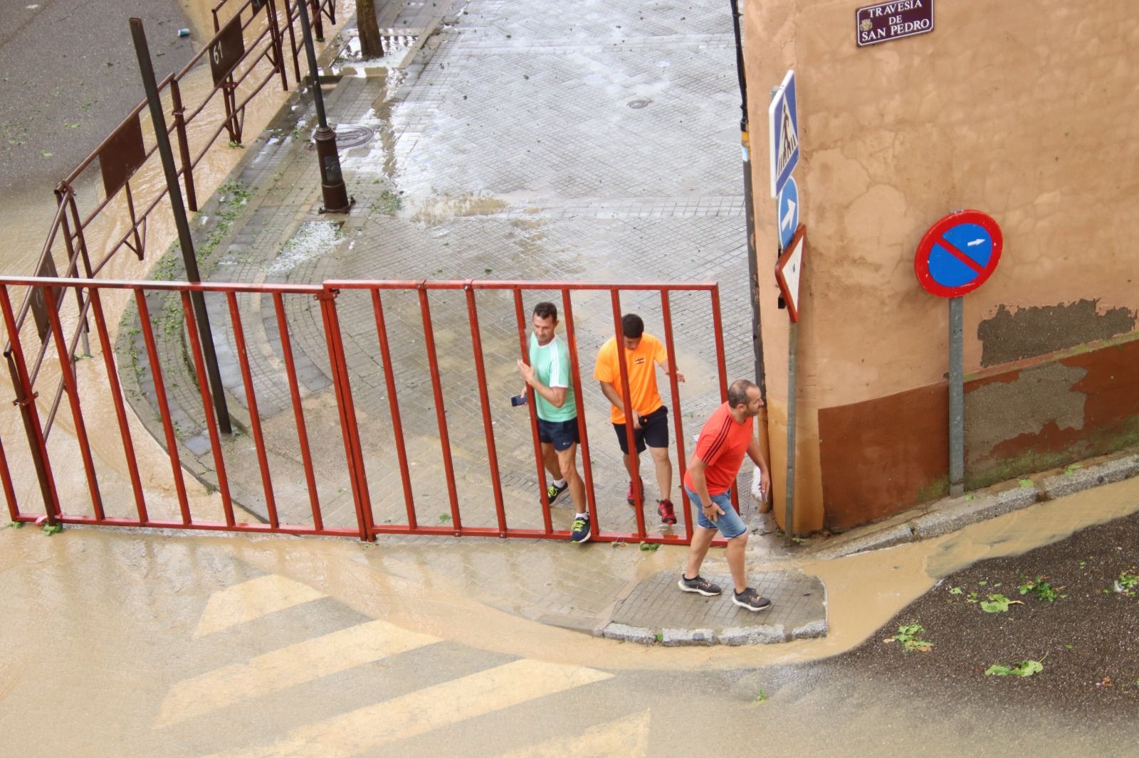 Imágenes de los efectos del vendaval en Medina de Rioseco