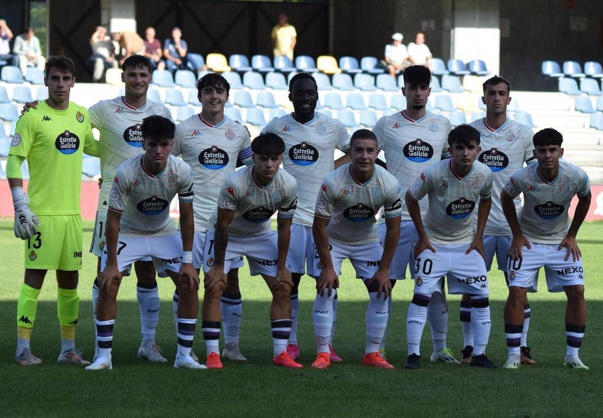 Primer once del Valladolid Promesas en la temporada 24-25.