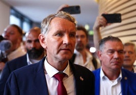 El líder de AfD en Turingia, Björn Höcke.