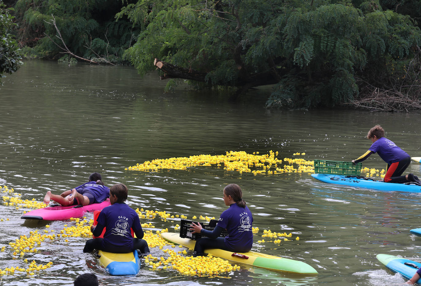 Los patitos de goma toman el Carrión