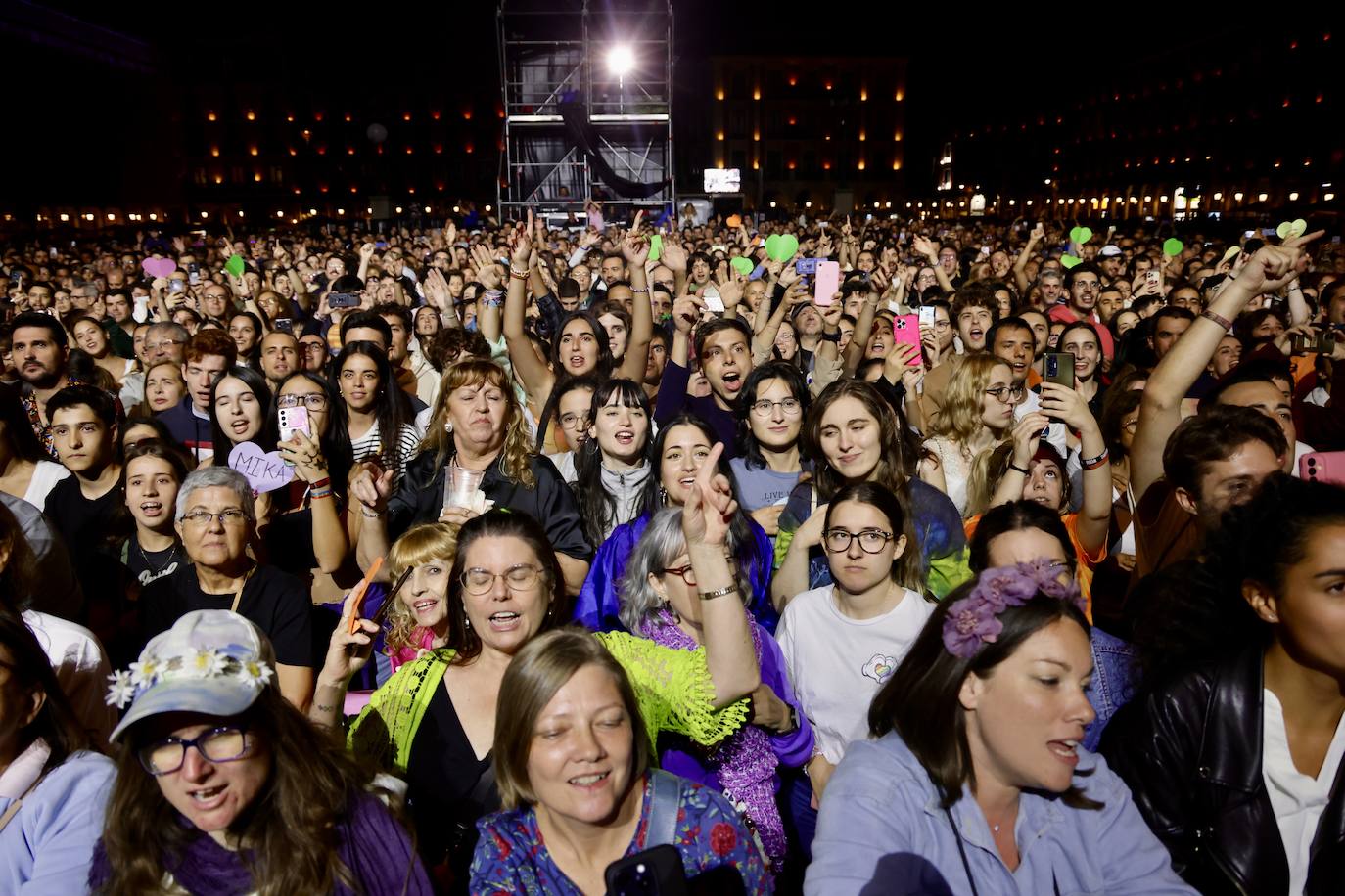 Las imágenes del concierto de Mika en las fiestas de Valladolid