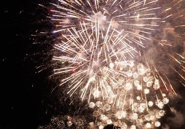 Las imágenes de la tercera sesión de fuegos artificiales en las fiestas de Valladolid