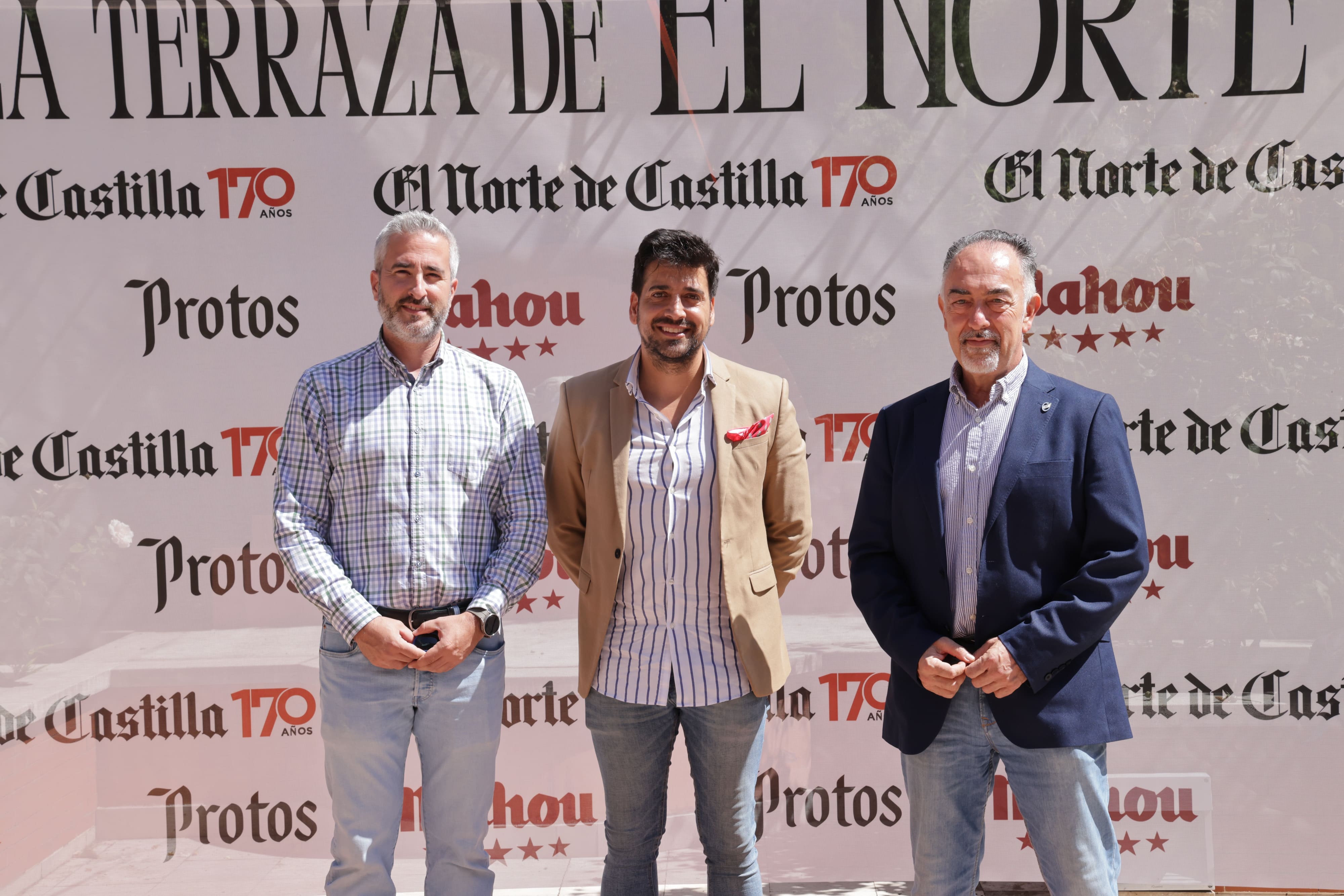 Rodrigo Molledo, Ángel Casado y Ángel Barrigón.