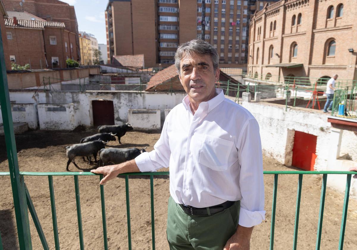 Victorino Martín, en los corrales de Valladolid en una imagen de archivo.