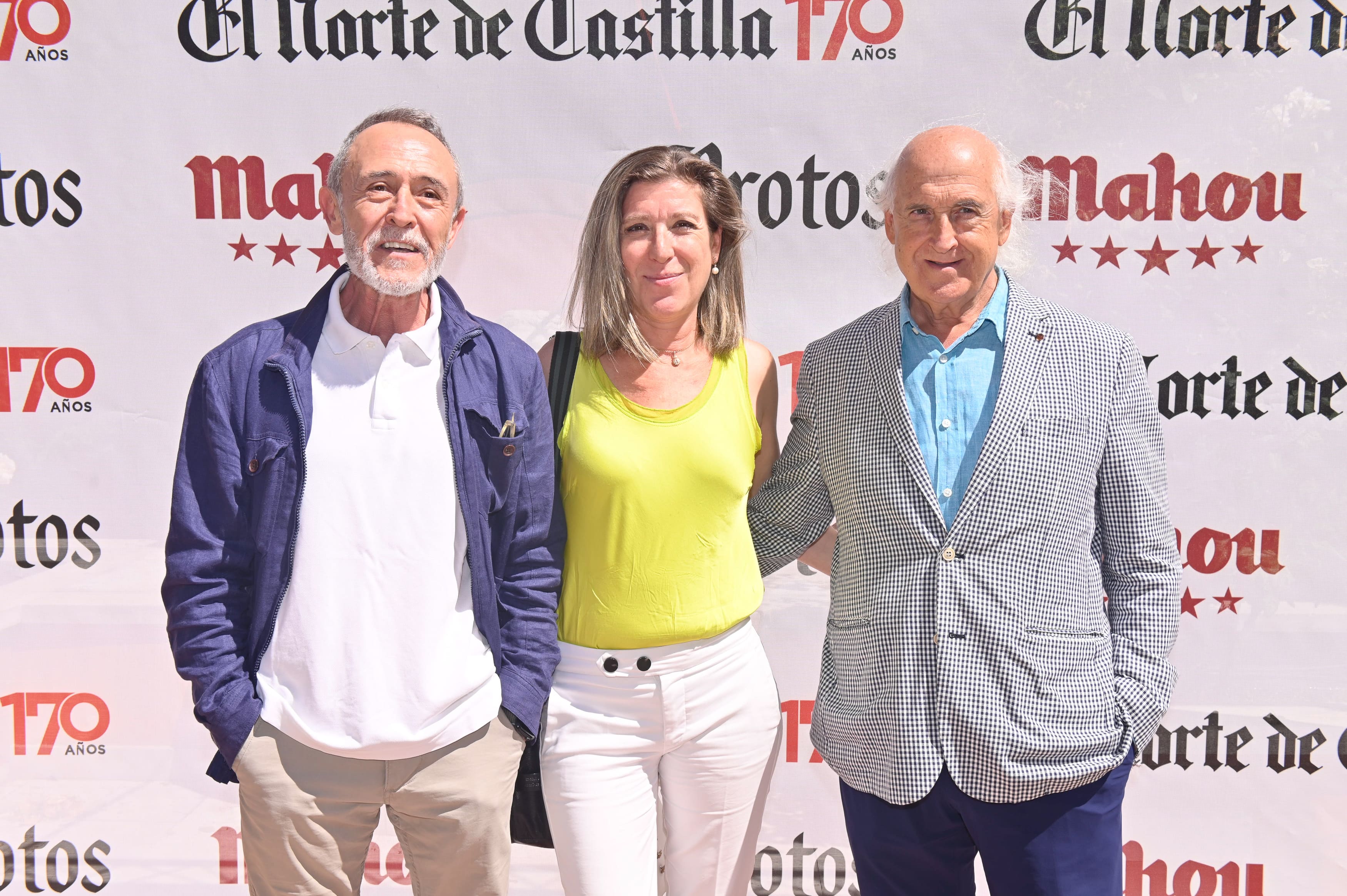 Leandro Martín, Vicenta Montes y Alberto Llaneza.