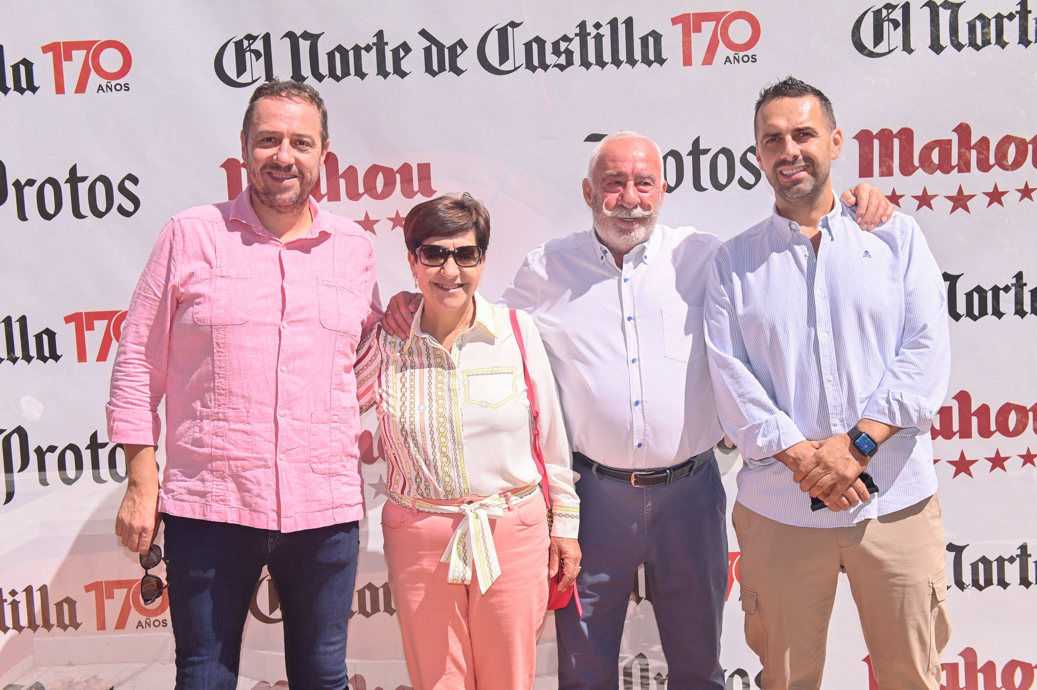 Pedro Berné, María Jesús Calvo, Saturnino Berné y Alberto Berné (Embalajes Bercasa).