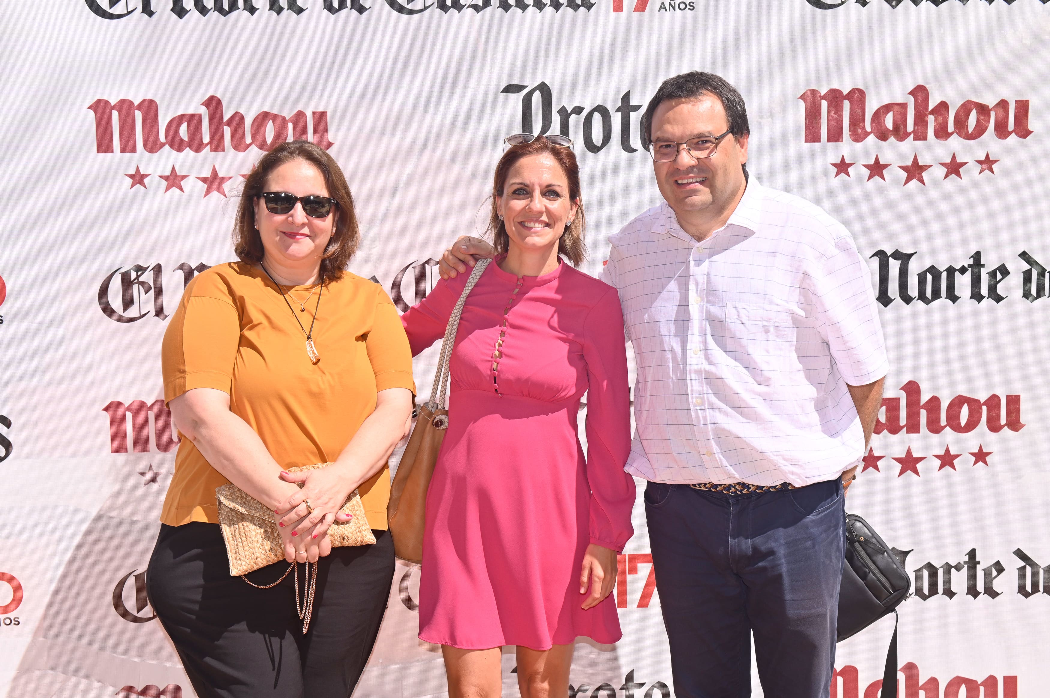 Cristina Fernández, Sheila Martín (El Norte) y Nacho Sánchez (Calderón Decoración).